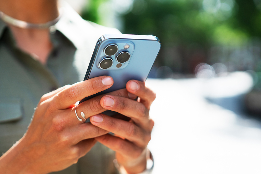 an image of someone holding a smartphone